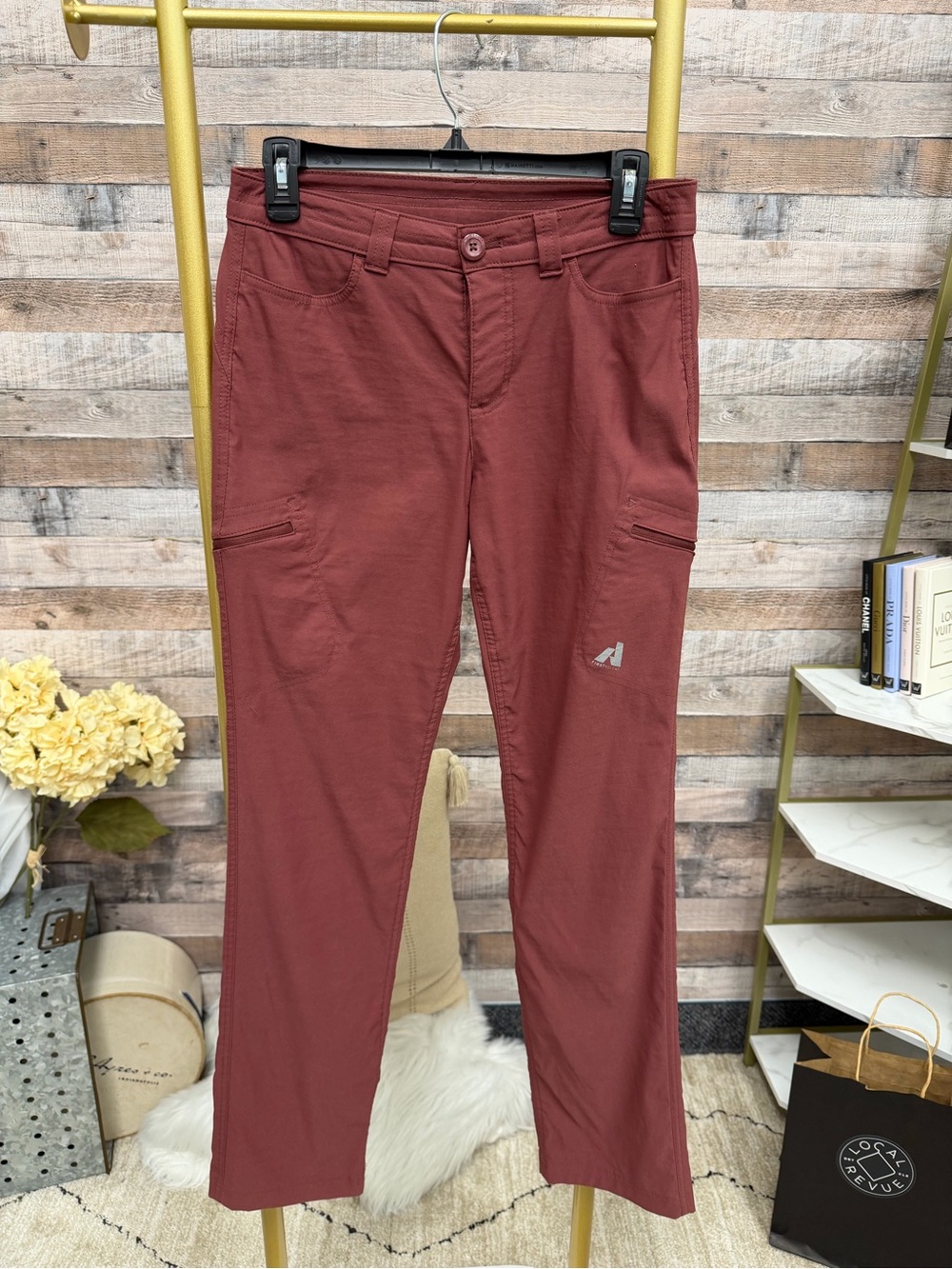 Eddie Baur first ascent terracotta hiking pants 4